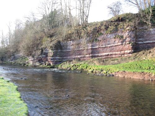 Cliffs by the River Kale, Haughhead